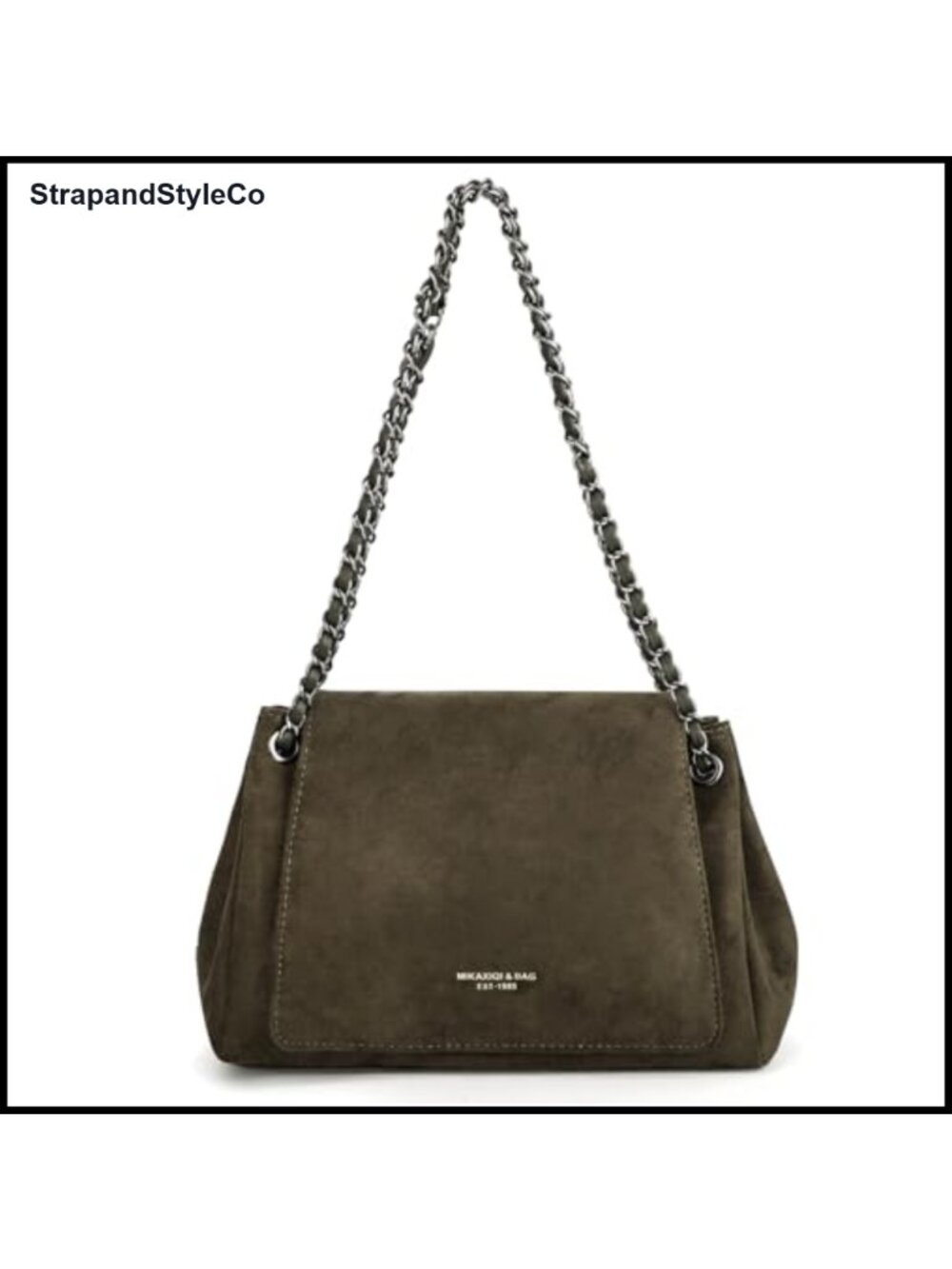 Faux Suede Slouchy Shoulder Bag Ruched Convertible Crossbody Hobo